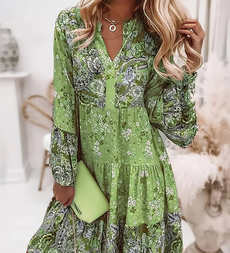 Eira - Imprimé Boho Robe