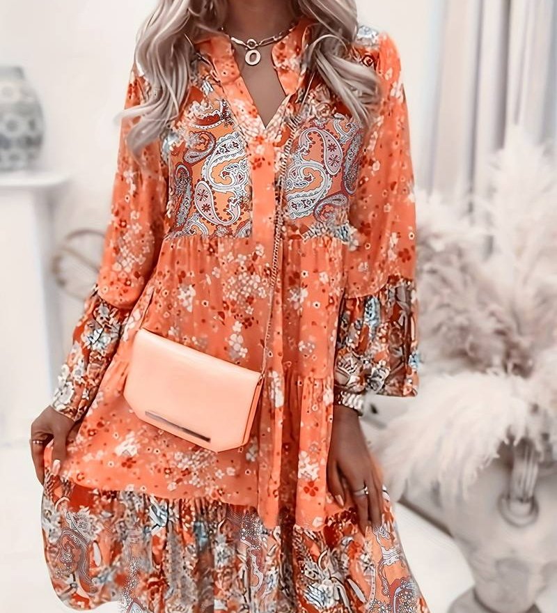 Eira - Imprimé Boho Robe