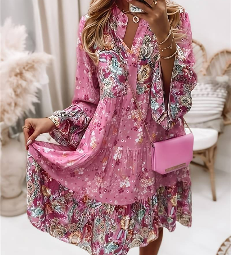 Eira - Imprimé Boho Robe