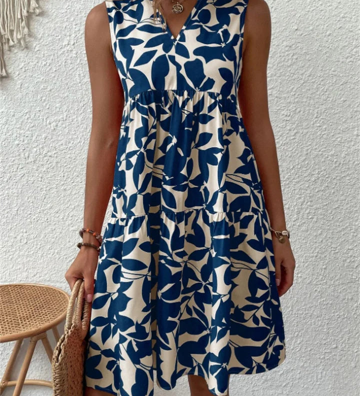 TASHA | Robe Midi Fluide Évasée