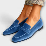 Louise™ | Mocassins en Velours Luxe