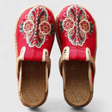 Clarize - Sandales Plates avec Broderies