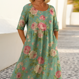 Luna Robe Midi Décontractée