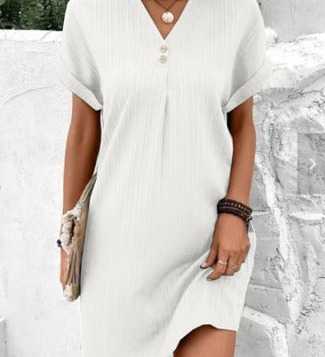 Carina - Robe de Printemps à Décolleté en V