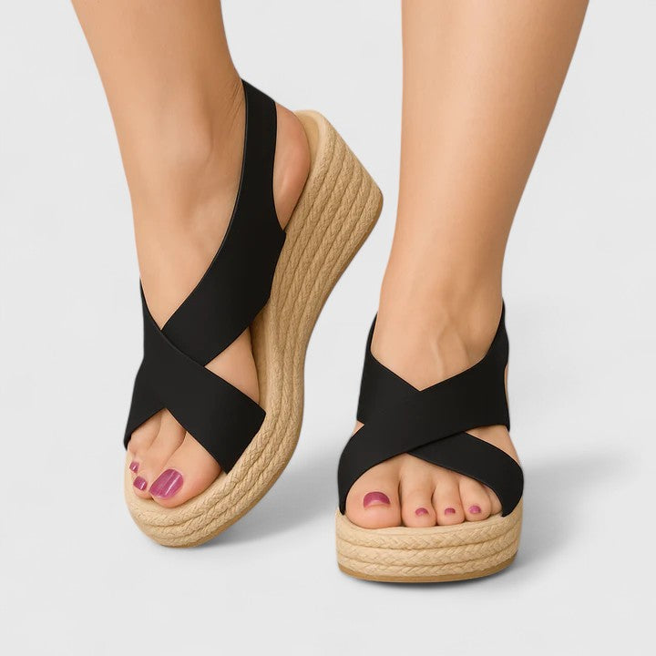 Bellany - Sandales à talons croisées