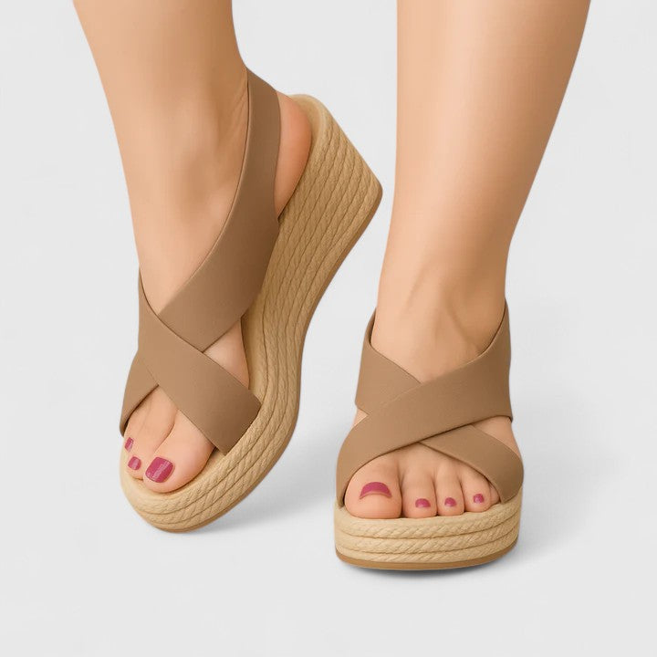 Bellany - Sandales à talons croisées