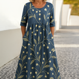 Luna Robe Midi Décontractée