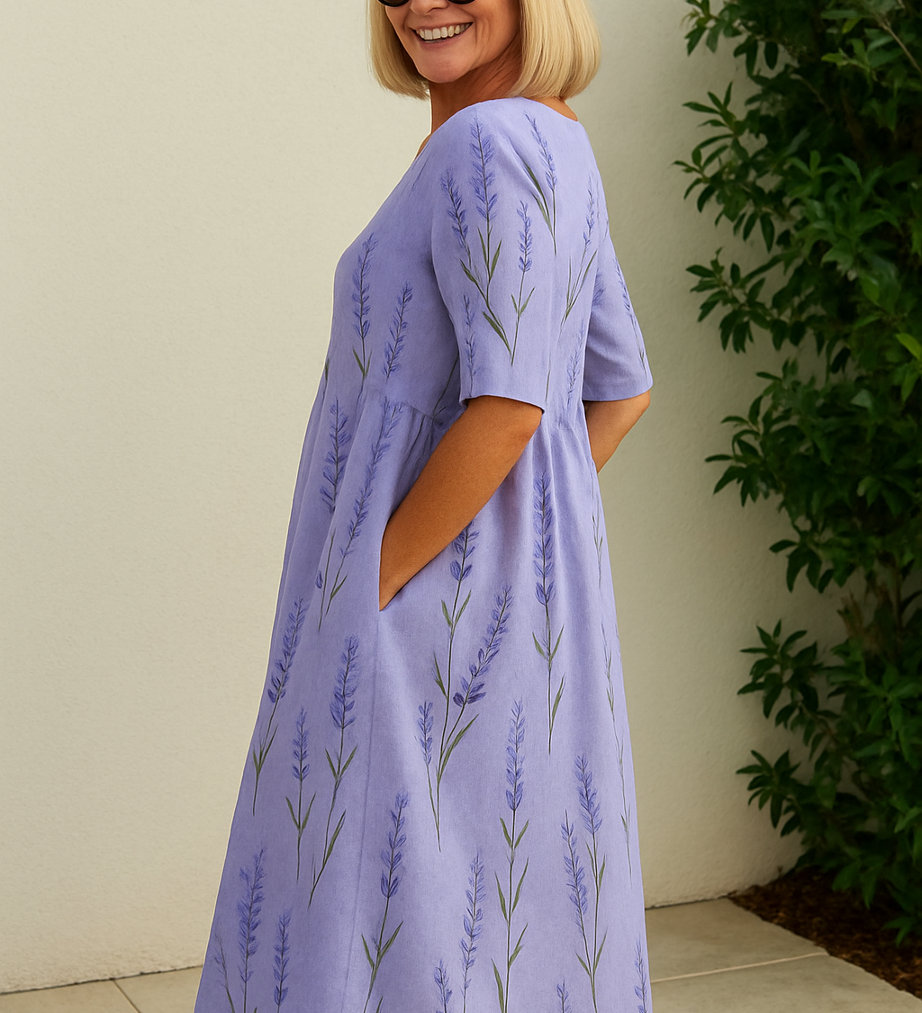 Luna Robe Midi Décontractée
