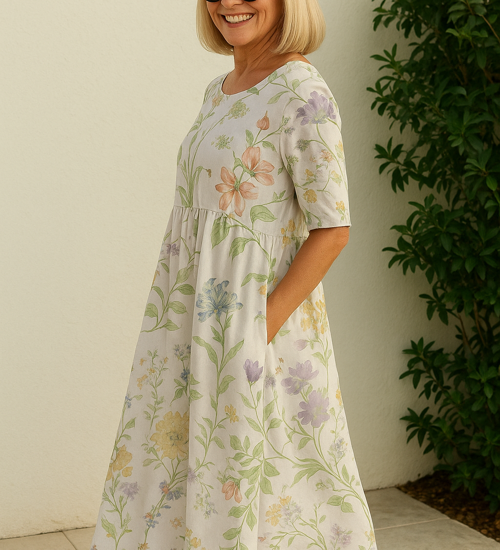 Luna Robe Midi Décontractée