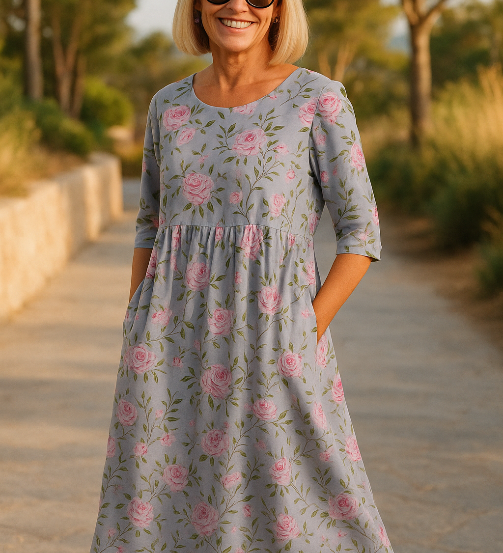 Luna Robe Midi Décontractée