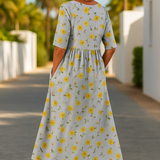 Luna Robe Midi Décontractée