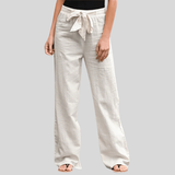Joleen - Pantalon Femme Confortable avec Cordon et Taille Élastique