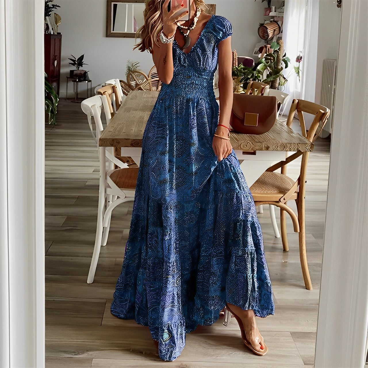 Kaida - Élégante Robe Boho