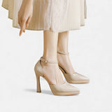 Evette Talons en Cuir