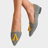 Odessie - Mocassins à motifs carrés contemporains