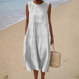Robe d'Été Sans Manches Douillette