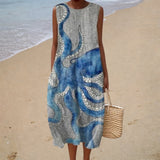 Robe d'Été Sans Manches Ultra Confortable