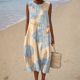 Robe d'Été Sans Manches Ultra Confortable