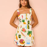 Azalée - Délicieuse Robe Tropicale