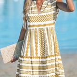 Katrina - Robe d'Été à Motif Géométrique