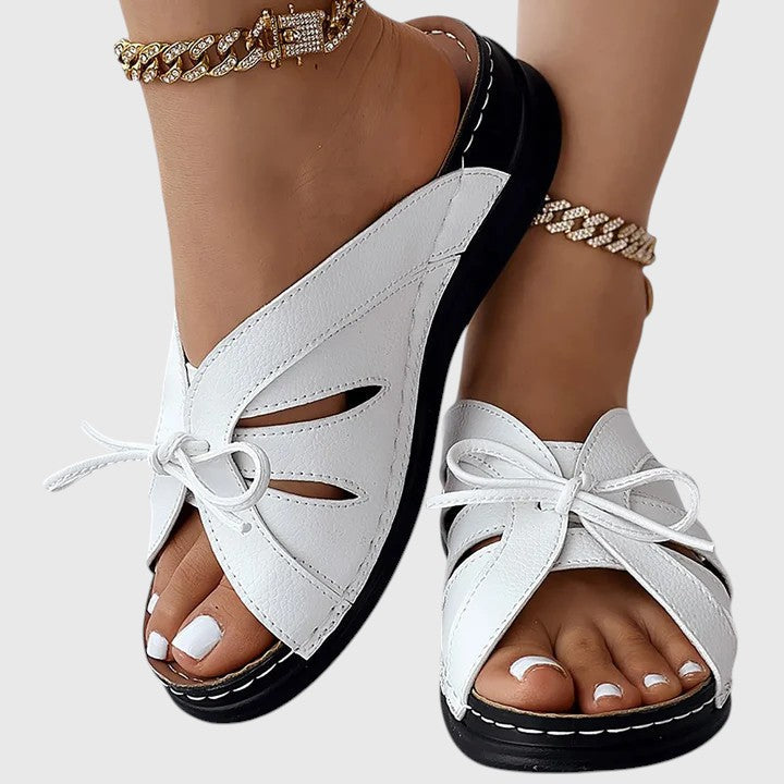 Darcy - Sandales Élégantes à Enfiler avec Nœud