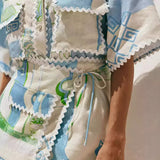 Solene - Ensemble Patchwork Élégant