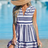 Katrina - Robe d'Été à Motif Géométrique