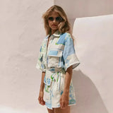 Solene - Ensemble Patchwork Élégant