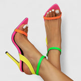 Olive - Talons Aiguille Escarpins