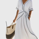 Helena | Robe Maxi Drapée