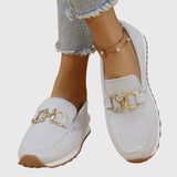 SUSIE | Mocassins Orthopédiques au Tissage Tressé