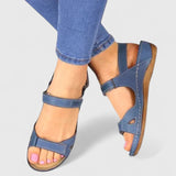 Avrie - Sandales Plates Confortables