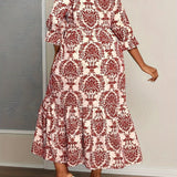 Molly - Robe Bohème à Motifs Mosaïques