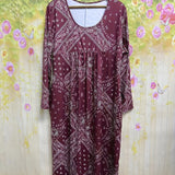ELOWEN | Robe Midi Casual à Manches Longues