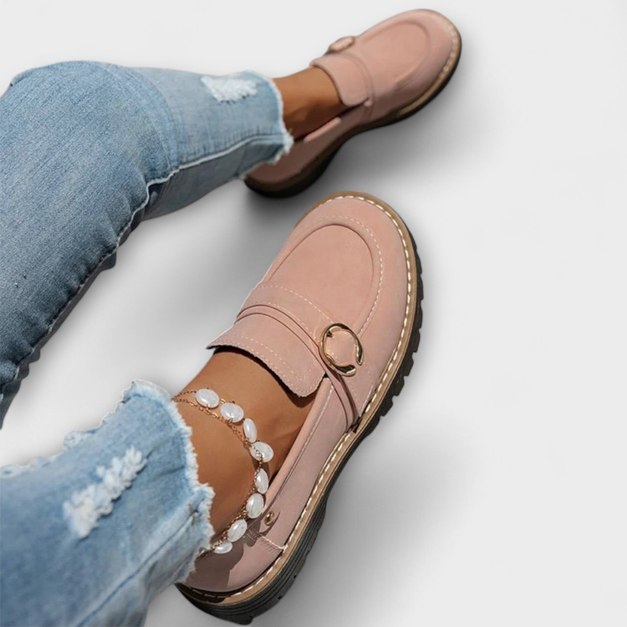 Lora™ | Mocassins Décontractés à Bout Rond