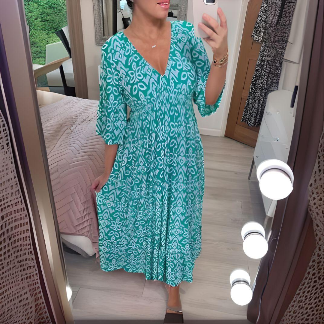 Lillia - Imprimé Boho Robe