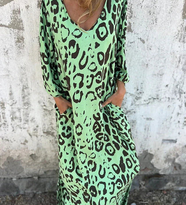 Jessa - Maxi Robe Léopard