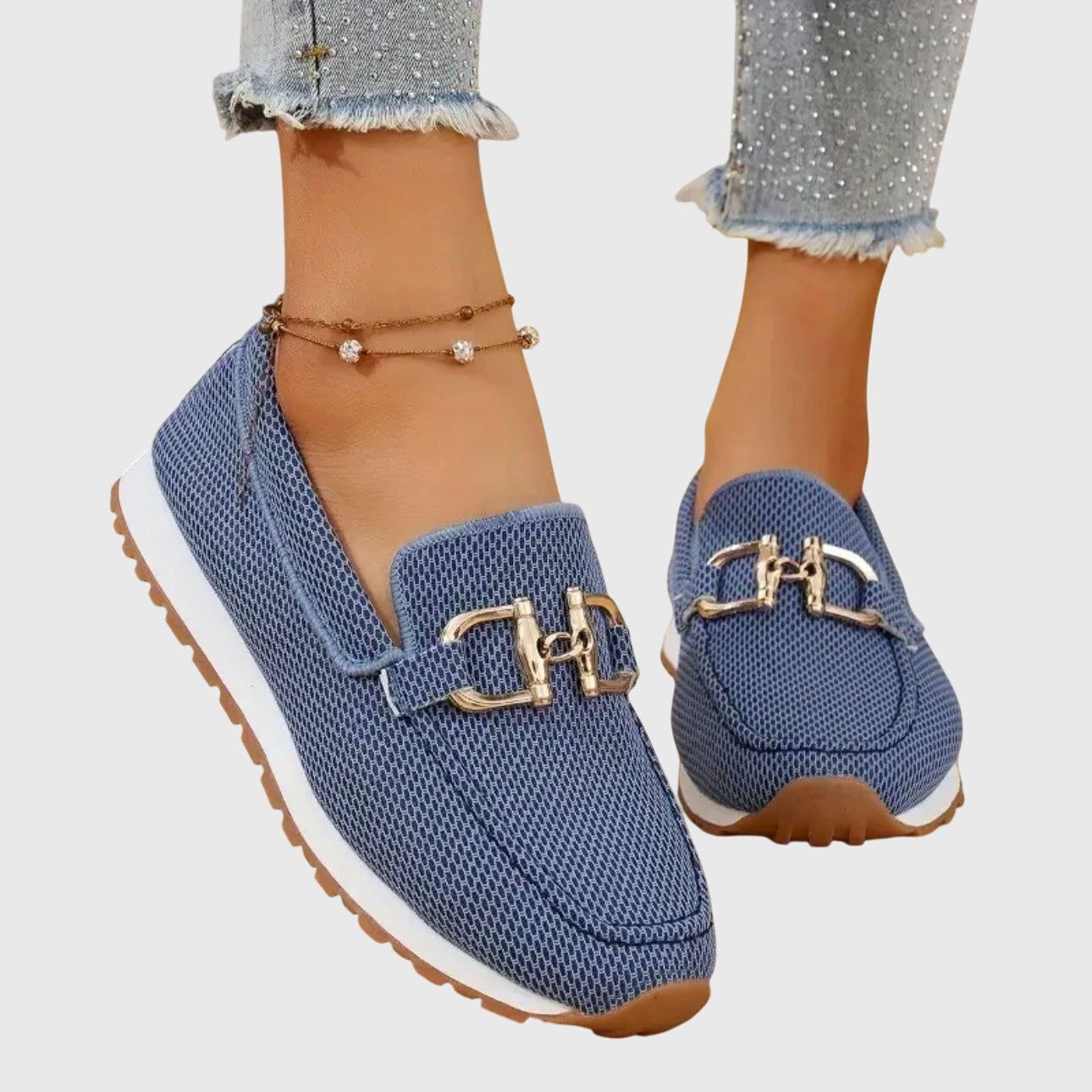 SUSIE | Mocassins Orthopédiques au Tissage Tressé