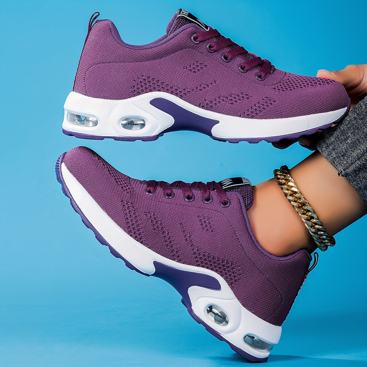 Chaussures de sport respirantes avec amorti et semelles antidérapantes
