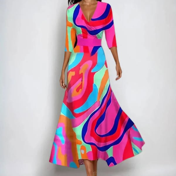 Emily | Élégante Robe à Fleurs
