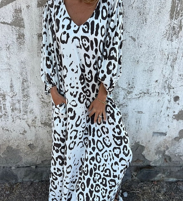 Jessa - Maxi Robe Léopard
