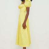 Aviana - Robe Bloom à Manches Bouffantes