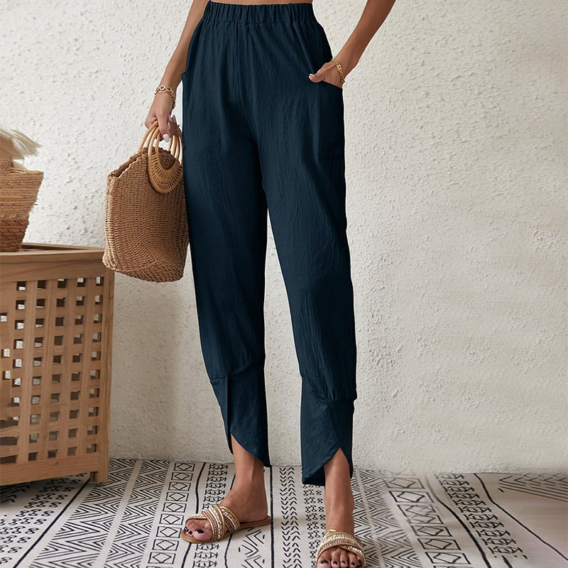 Essari - Pantalon avec Ourlet Fendu
